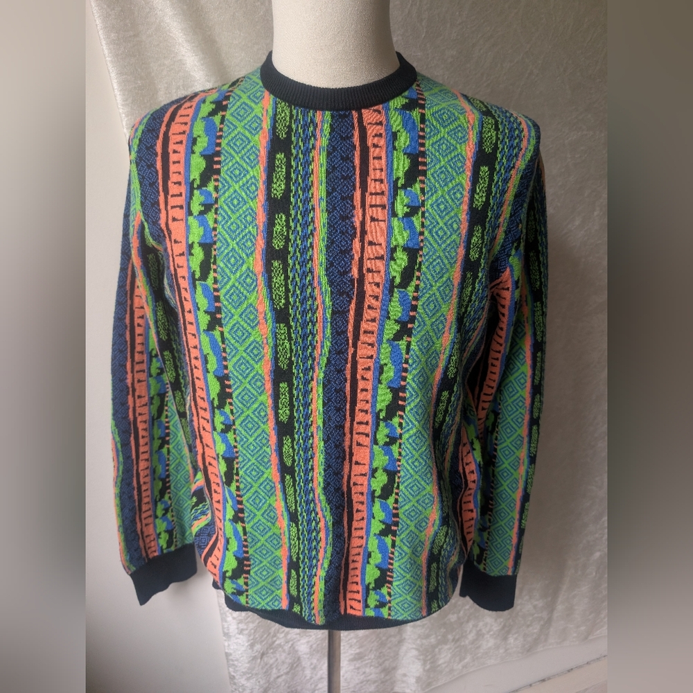 Dad Rave Empyre "Coogie" Cotton Acrylic Sweater Men's Small